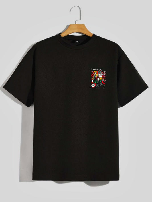 Demon Slayer 😈 || Anime Tshirt || Pure Cotton|| 210 GSM