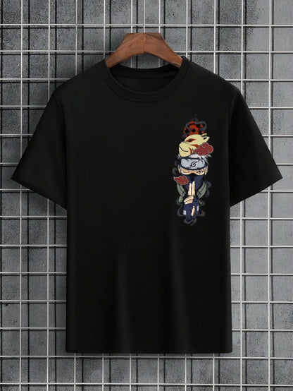 kakashi anime print oversized tee